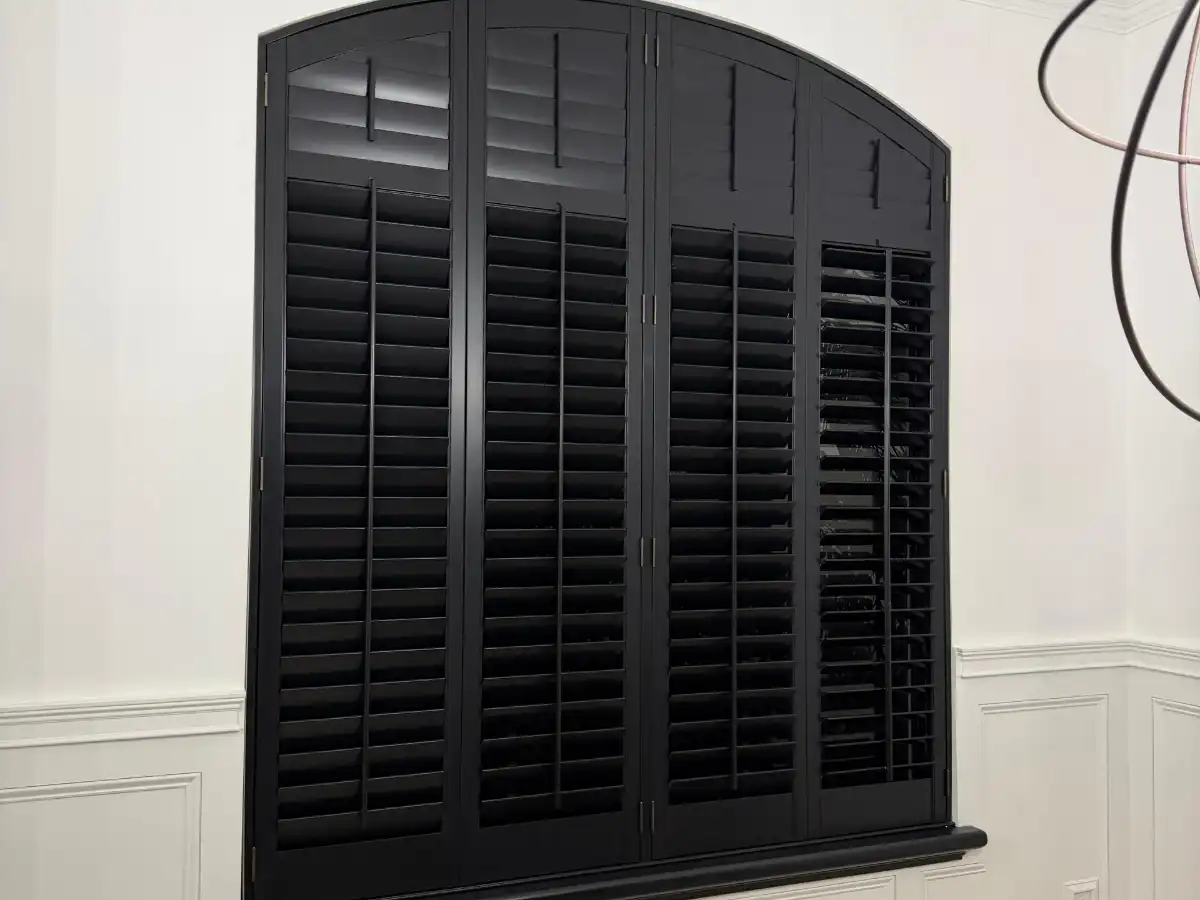 Custom plantation shutters adding value to a South Florida home