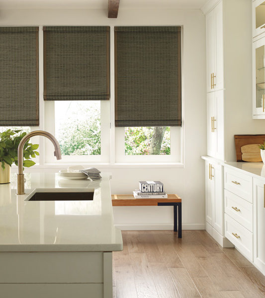 HomeKit motorized shades in a Coral Springs bedroom